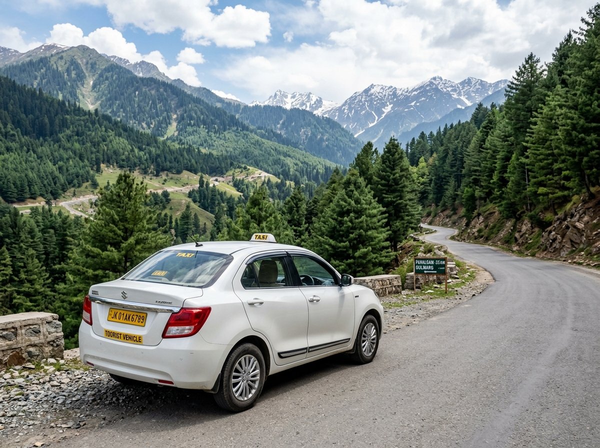 Swift Dzire Cab Kashmir Rental