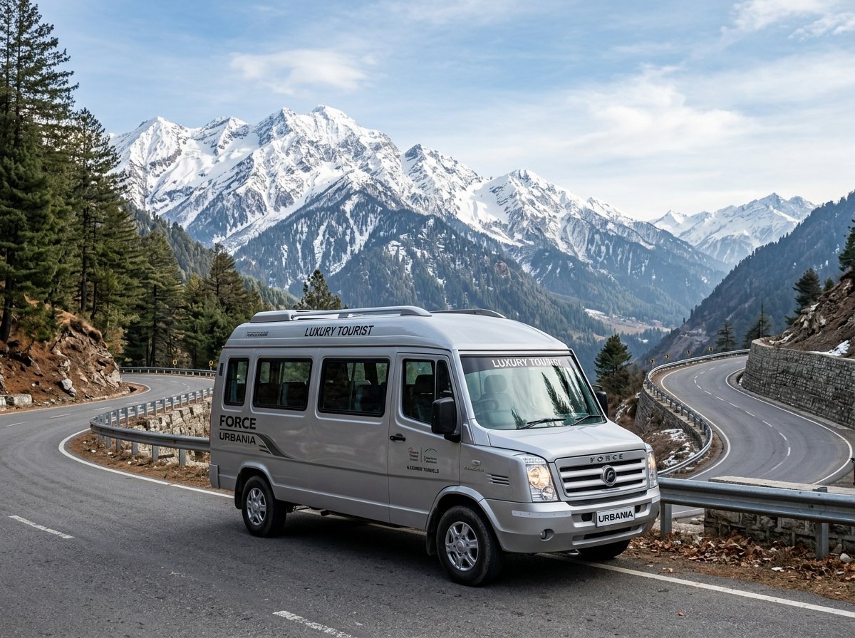 Force Urbania 17 Seater Luxury Van Kashmir